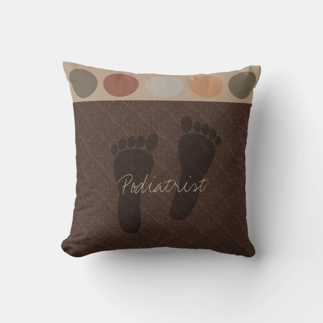 Brun de coussin de petit somme de pédicure (Recto)