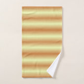 Brun doré et jaune élégant (Serviette à main)