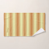 Brun doré et jaune élégant (Serviette à main)