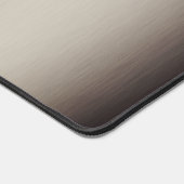 Brun métal brossé élégant design moderne Monogramm (Coin)