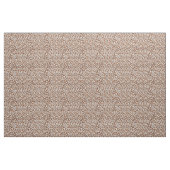 Brun, Tan, tissu crème de léopard (Yard)