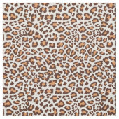 Brun, Tan, tissu crème de léopard (Échantillon)