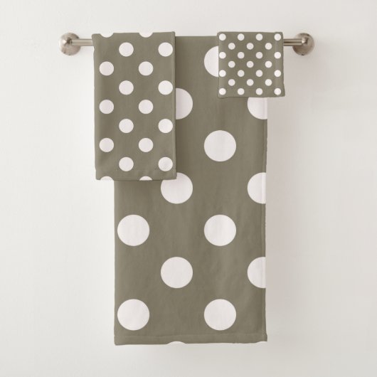 Brun Taupe & Points Blancs (En situation)