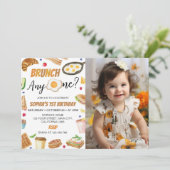 Brunch AnyOne 1er anniversaire Invitation photo (Debout devant)