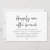 Brunch après le bonheur éternel, invitation après  (Devant)