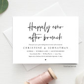 Brunch après le bonheur éternel, invitation après 