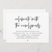 Brunch avec les jeunes mariés, invitation après ma (Devant / Derrière)