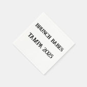 Brunch Babes Aangepaste servetten – Meisjes Weeken (Hoek)