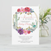 BRUNCH, BABY SHOWER, DESERT THEMA, FLORAAL (Staand voorkant)