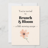 Brunch & Bloom  Invitation (Devant)