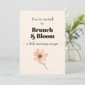 Brunch & Bloom  Invitation (Debout devant)