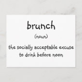 brunch briefkaart (Voorkant)