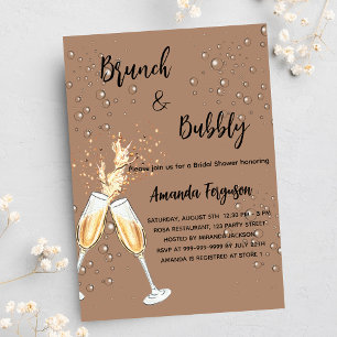 Brunch Bubble Vrijgezellenfeest belletjes latent l Kaart