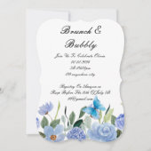 BRUNCH & BUBBLY BRIDAL DOUCHE INVITATION (Devant)