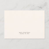 Brunch & Bubbly Champagne Vrijgezellenfeest Advieskaart (Achterkant)