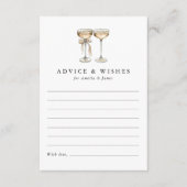 Brunch & Bubbly Champagne Vrijgezellenfeest Advieskaart (Voorkant)