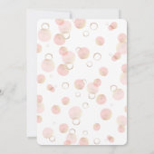 Brunch Bubbly et Baby shower Invitation (Dos)