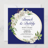 Brunch & Bubbly Fête des mariées Boho Invitation (Devant)