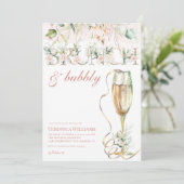 Brunch & Bubbly Invitation de douche nuptiale (Debout devant)