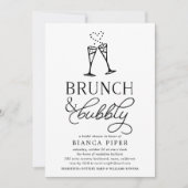 Brunch & Bubbly | Invitation de douche nuptiale (Devant)
