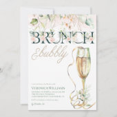 Brunch & Bubbly Invitation de douche nuptiale (Devant)