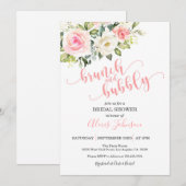 Brunch & Bubbly Invitation de douche nuptiale (Devant / Derrière)