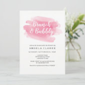 Brunch & Bubbly Invitation de douche nuptiale (Debout devant)