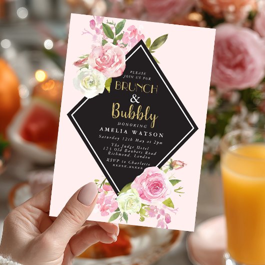Brunch & Bubbly Invitation de douche nuptiale