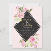 Brunch & Bubbly Invitation de douche nuptiale (Devant)