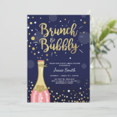 Brunch & Bubbly invitation de douche nuptiale Mari (Debout devant)