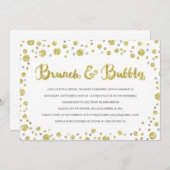 Brunch & Bubbly| Invitation Fête de l'mariée (Devant / Derrière)