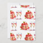 Brunch & Bubbly Pink Blush Bridal Party Invitation (Dos)