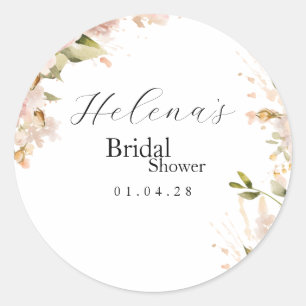 Brunch & Bubbly Vrijgezellenfeest Sticker Floral