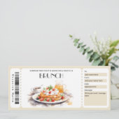 Brunch Cadeaubon, Brunch Cadeaubon Kaart (Staand voorkant)