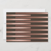 BRUNCH CAFÉ nuptiale douche Invitation Rose vert (Dos)