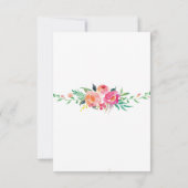 Brunch coloré & Bubbly invitation de douche nuptia (Dos)