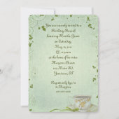 Brunch d'anniversaire avec tasse de thé Invitation (Devant)