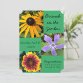 Brunch dans le jardin Invitation (Debout devant)