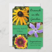 Brunch dans le jardin Invitation (Devant)