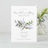 Brunch de la fête des mères | Invitation florale b (Debout devant)