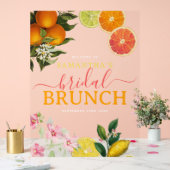 Brunch de mariage aux agrumes à l'aquarelle Récept (Mariage)