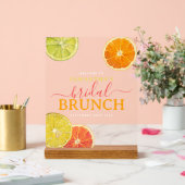 Brunch de mariage Citron Citrus Fête de mariage Or (Mariage)