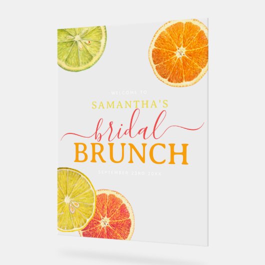Brunch de mariage Citron Orange Fête de mariage Ci (Angle)