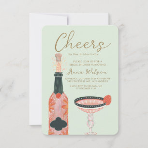 Brunch de mariée Campagne Blush Invitation