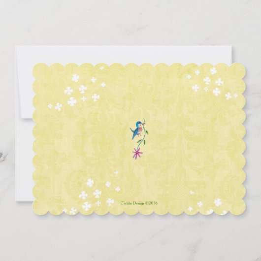 Brunch de Pâques | Carte Invitations (Dos)