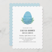 Brunch de Pâques et chasse aux oeufs. Invitation a (Devant / Derrière)