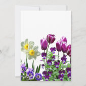 Brunch de Pâques et chasse aux oeufs Invitation de (Dos)