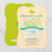 Brunch de Pâques et Invitation à la chasse aux oeu (Devant / Derrière)