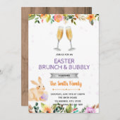 Brunch de Pâques et invitation à la fête (Devant / Derrière)