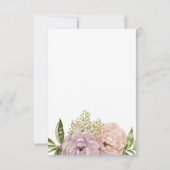 Brunch de Pâques & Invitation Bubbly Pastel Rabbit (Dos)